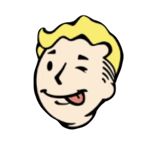 Sticker from the "Fallout emoji" sticker pack