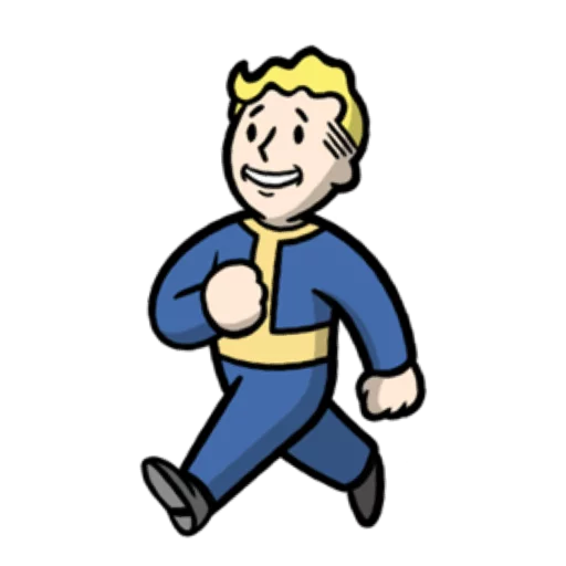 Sticker from the "Fallout emoji" sticker pack