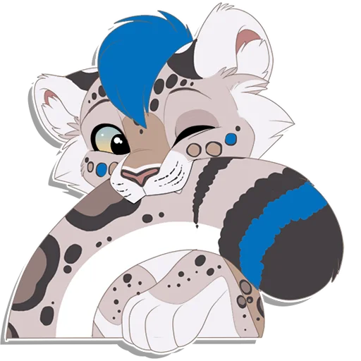 Sticker Tailz SnowMew