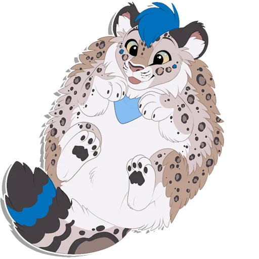 Sticker from the "Tailz SnowMew" sticker pack