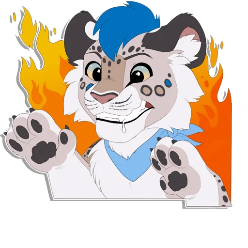 Sticker Tailz SnowMew