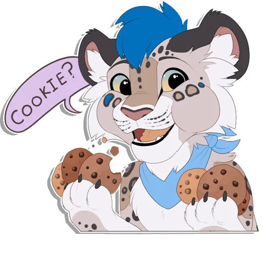 Sticker Tailz SnowMew