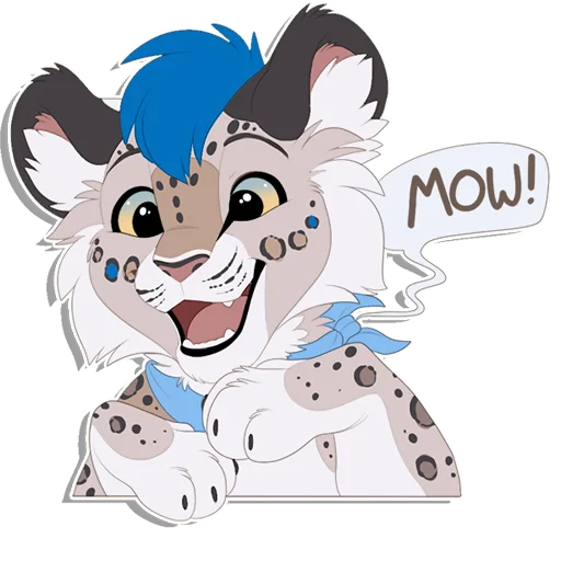 Sticker Tailz SnowMew