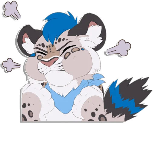 Sticker Tailz SnowMew