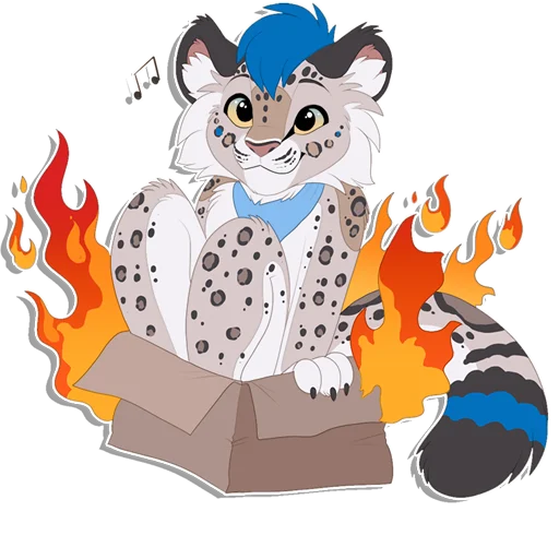 Sticker Tailz SnowMew