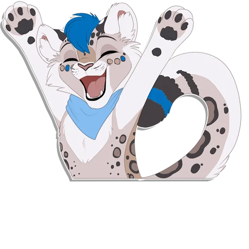 Sticker Tailz SnowMew