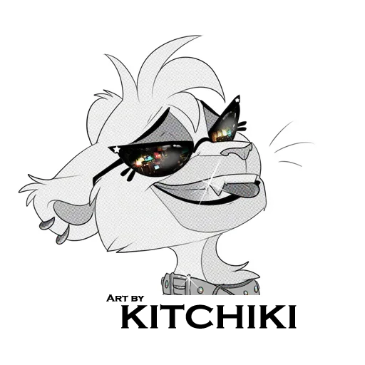 Sticker from the "Tailz SnowMew" sticker pack