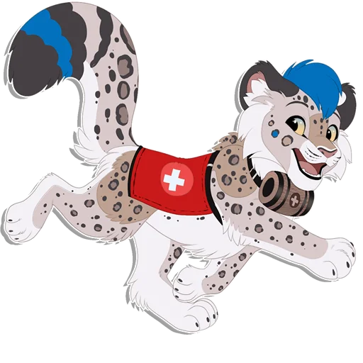 Sticker from the "Tailz SnowMew" sticker pack