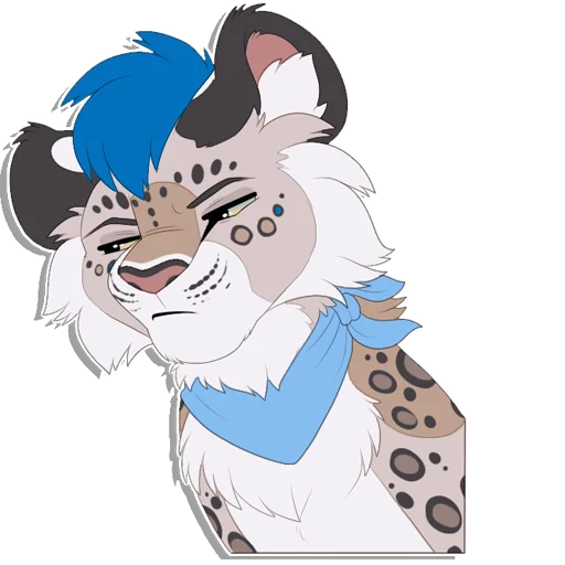 Sticker from the "Tailz SnowMew" sticker pack