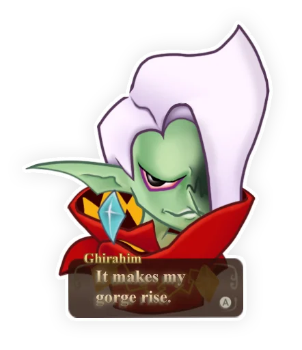 Sticker from the "The Legend of Zelda: Skyward Sword" sticker pack