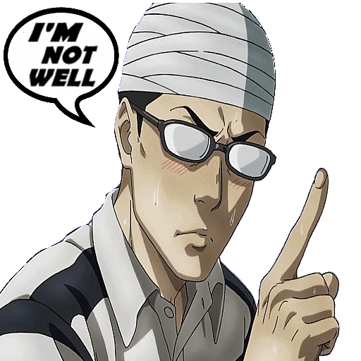 Sticker from the "PRISON SCHOOL" sticker pack