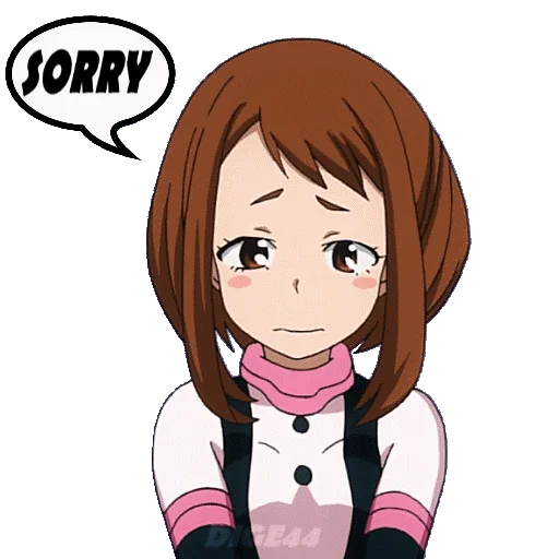 Стикер из набора "OCHAKO URARAKA"