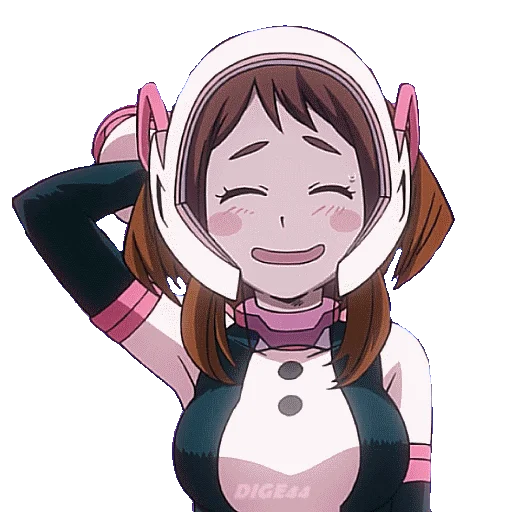 Sticker from the "OCHAKO URARAKA" sticker pack