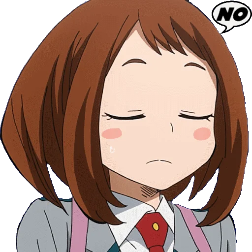 Sticker from the "OCHAKO URARAKA" sticker pack