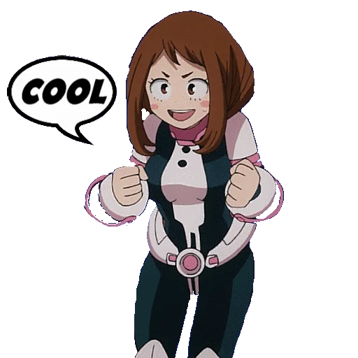 Sticker from the "OCHAKO URARAKA" sticker pack