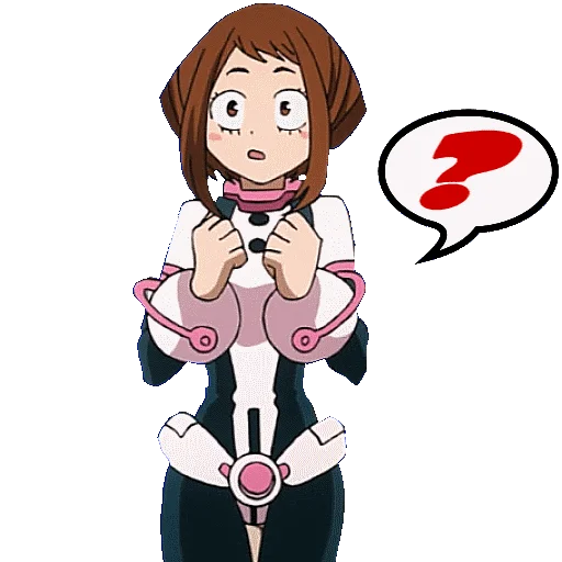 Стикер из набора "OCHAKO URARAKA"