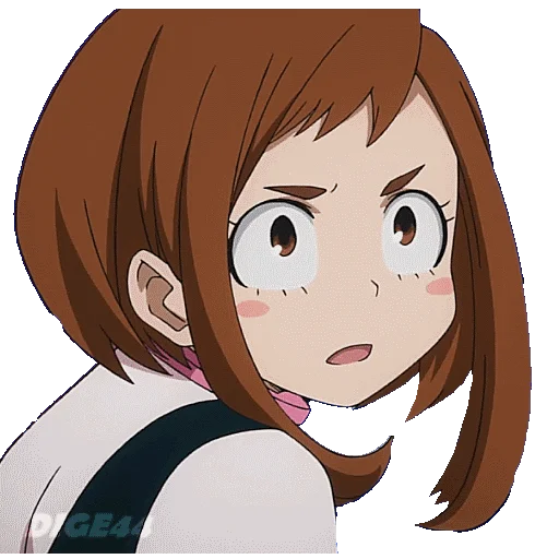 Стикер из набора "OCHAKO URARAKA"