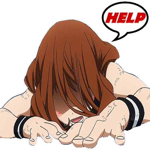 Sticker from the "OCHAKO URARAKA" sticker pack