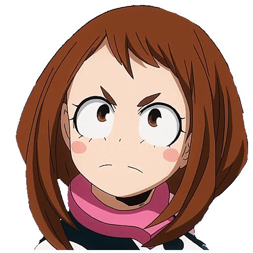 Стикер из набора "OCHAKO URARAKA"