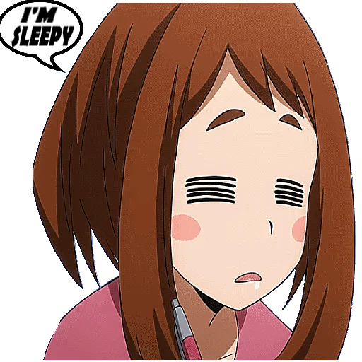 Sticker from the "OCHAKO URARAKA" sticker pack