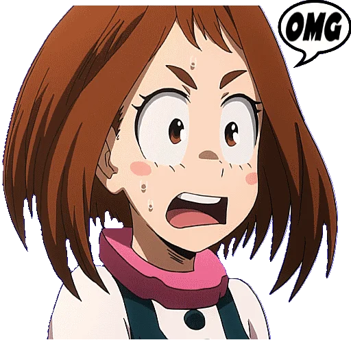 Стикер из набора "OCHAKO URARAKA"