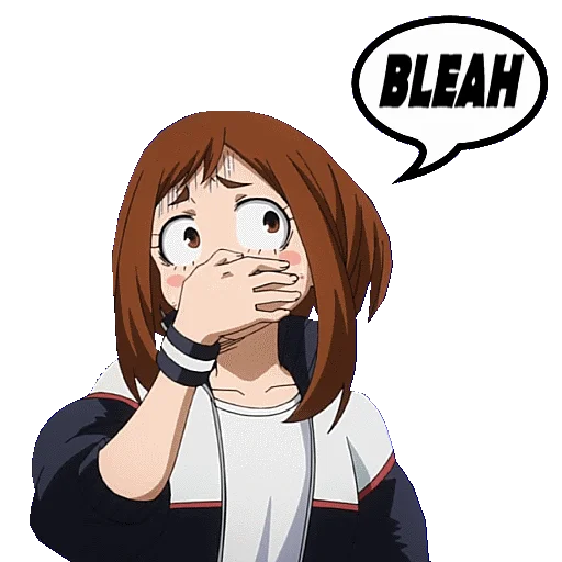 Стикер из набора "OCHAKO URARAKA"