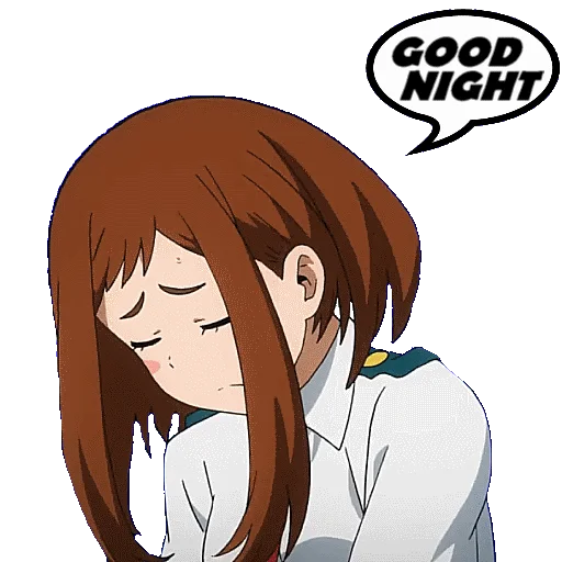 Sticker from the "OCHAKO URARAKA" sticker pack