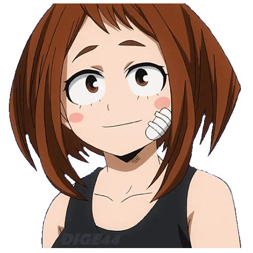 Стикер из набора "OCHAKO URARAKA"