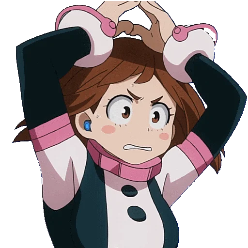 Стикер из набора "OCHAKO URARAKA"