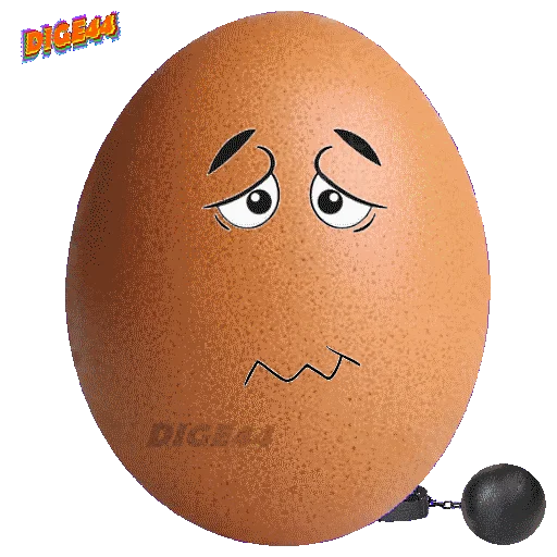 Стикер из набора "EGGS"