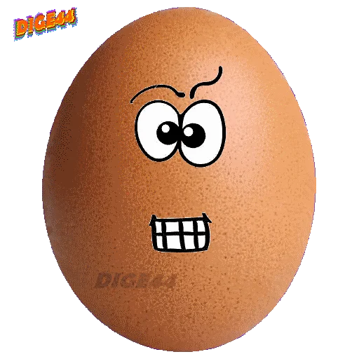 Стикер из набора "EGGS"