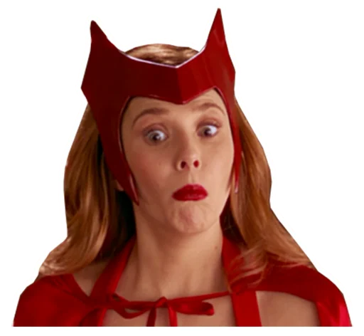 Sticker from the "Scarlet Witch" sticker pack