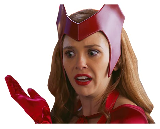 Sticker from the "Scarlet Witch" sticker pack