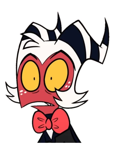 Sticker from the "Moxxie" sticker pack