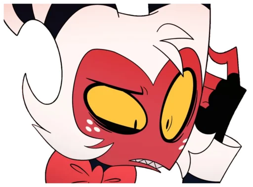 Sticker from the "Moxxie" sticker pack