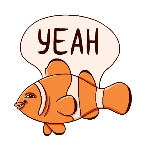 Sticker from the "Underwater world" sticker pack