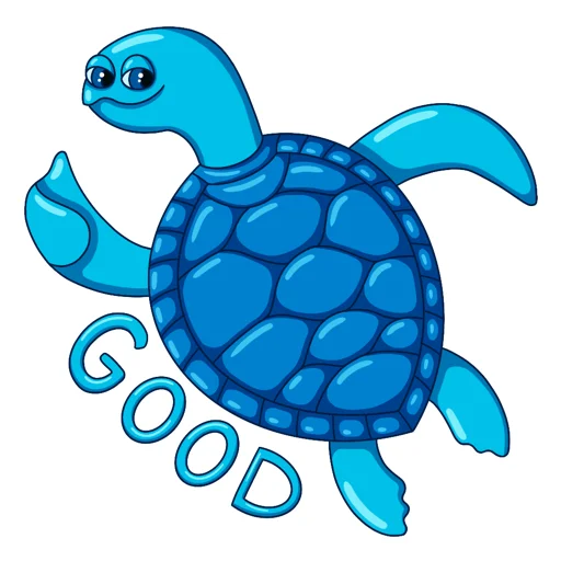 Sticker from the "Underwater world" sticker pack