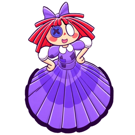 Sticker from the "Ragatha Amazing Digital Circus" sticker pack