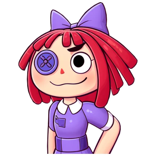 Sticker from the "Ragatha Amazing Digital Circus" sticker pack