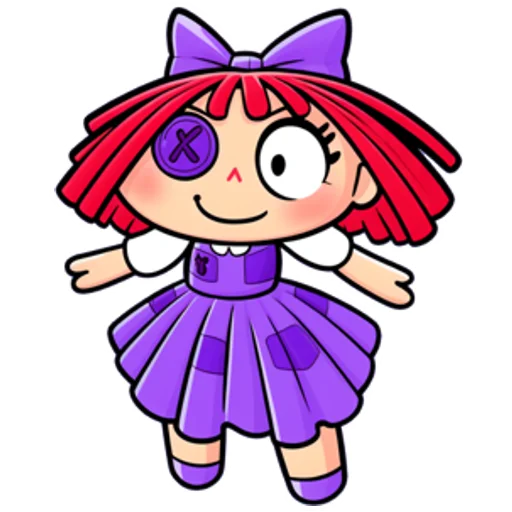 Sticker from the "Ragatha Amazing Digital Circus" sticker pack