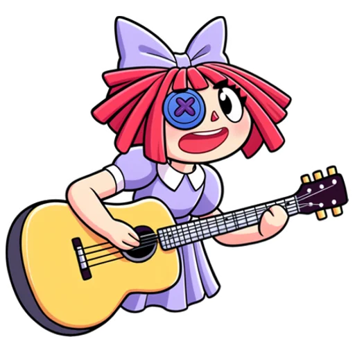 Sticker from the "Ragatha Amazing Digital Circus" sticker pack