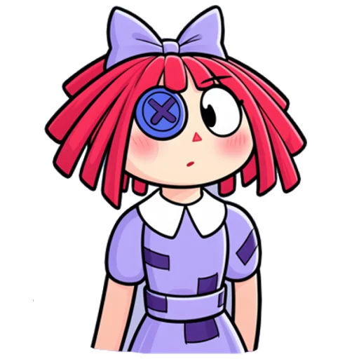 Sticker from the "Ragatha Amazing Digital Circus" sticker pack