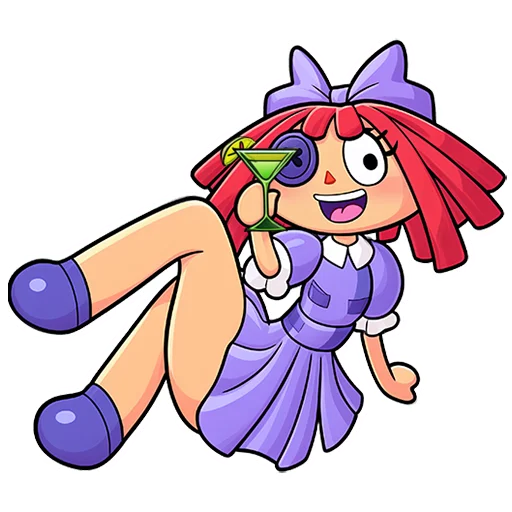 Sticker from the "Ragatha Amazing Digital Circus" sticker pack