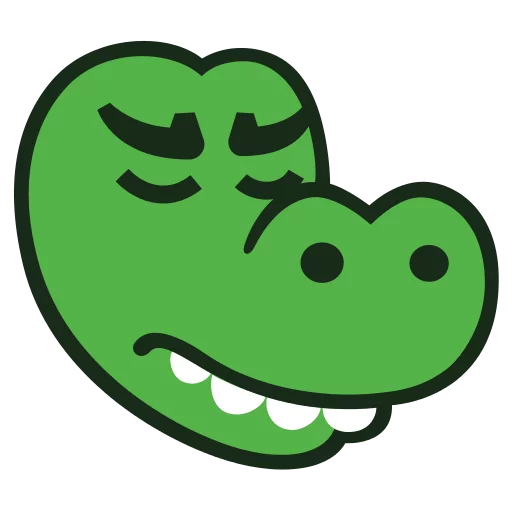 Sticker from the "MyDealz Kroko" sticker pack