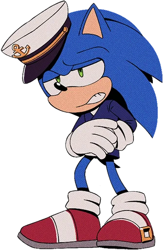 Sticker from the "The Murder of Sonic the Hedgehog" sticker pack