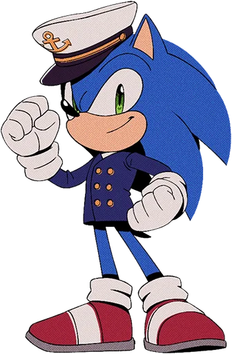 Sticker from the "The Murder of Sonic the Hedgehog" sticker pack