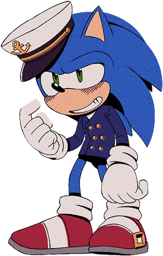 Sticker from the "The Murder of Sonic the Hedgehog" sticker pack