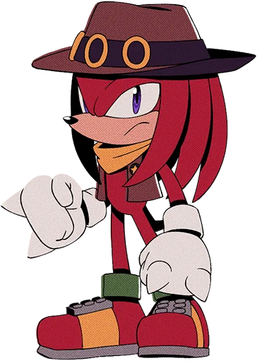 Sticker from the "The Murder of Sonic the Hedgehog" sticker pack