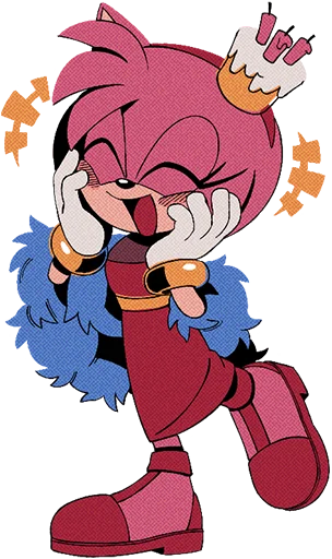 Sticker from the "The Murder of Sonic the Hedgehog" sticker pack