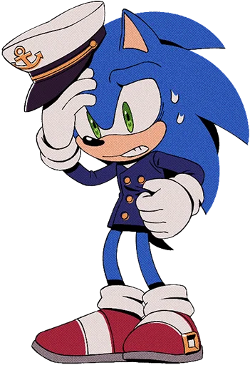 Sticker from the "The Murder of Sonic the Hedgehog" sticker pack